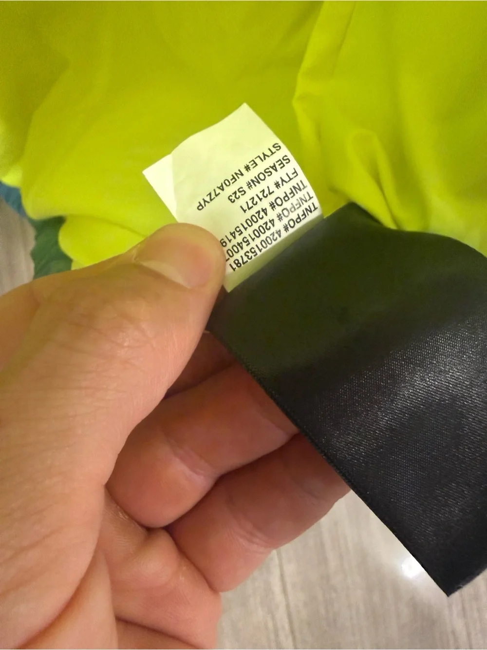 The North Face classic colorblock